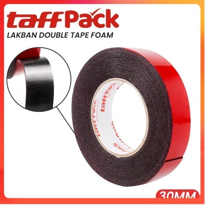 

TaffPACK Lakban Double Tape Foam 10M 30 mm - Red