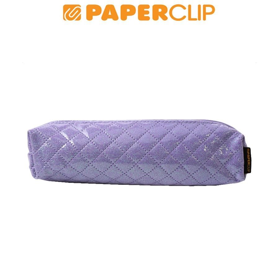 

TEMPAT PENSIL / PEN CASE KAIN PAPERCLIP PC1736 SHINNING - PURPLE