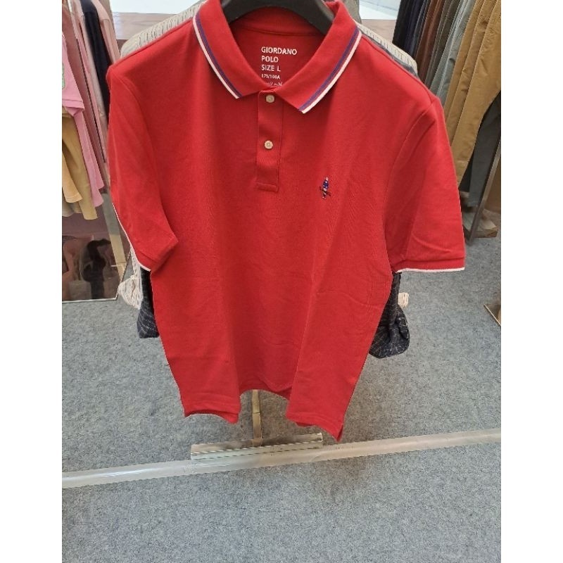 PROMO CUCI GUDANG Giordano Classic Polo Shirt Tapered Fit Men (Pria) ORIGINAL
