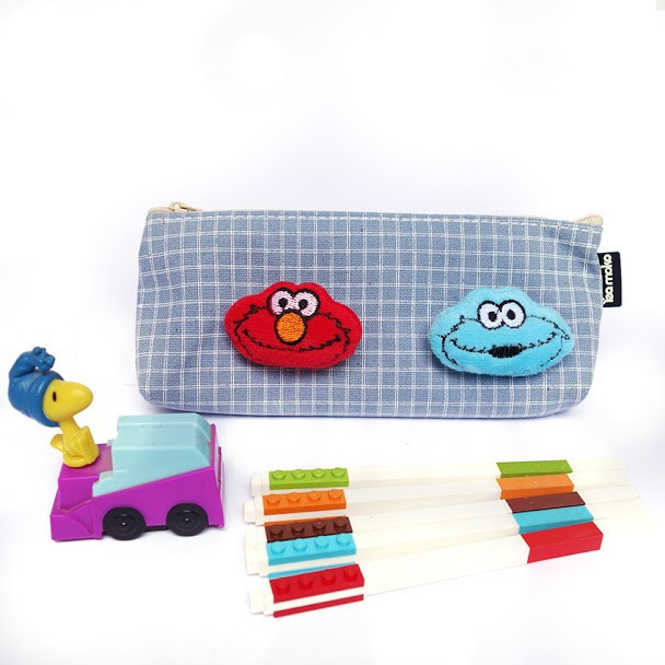 

Tempat Pensil Pencil Case Lucu Faye Pin Rabbit Duck Smiggle Alike 2853 - Elmo