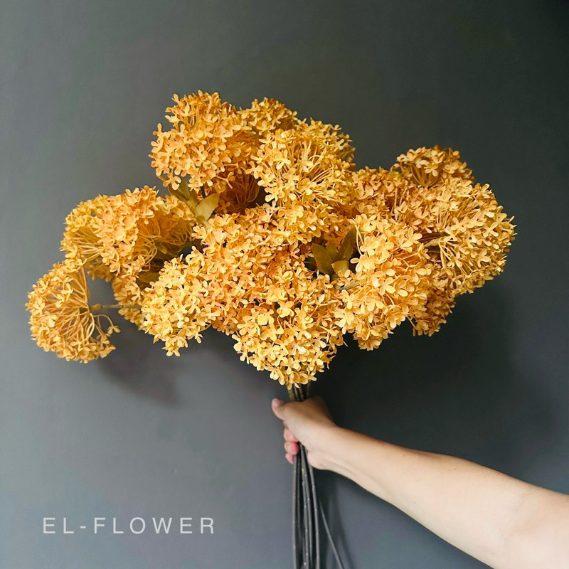 Bunga Desember 3 kuntum bunga asoka artificial dekorasi