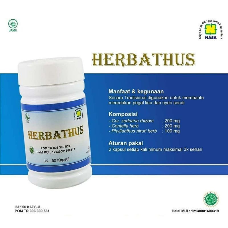 

Herbathus Nasa Solusi Asam Urat - Herbatus Nasa Obat Asam Urat Jamu Asam Urat Original( Gratis Ongkir & COD )