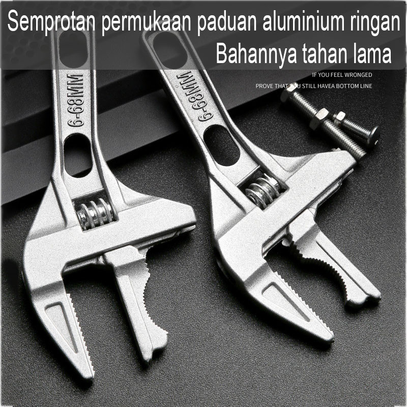 [DB TECH] Kunci inggris/Universal Adjustable Wrench Spanner Besar Serbaguna Murah Universal