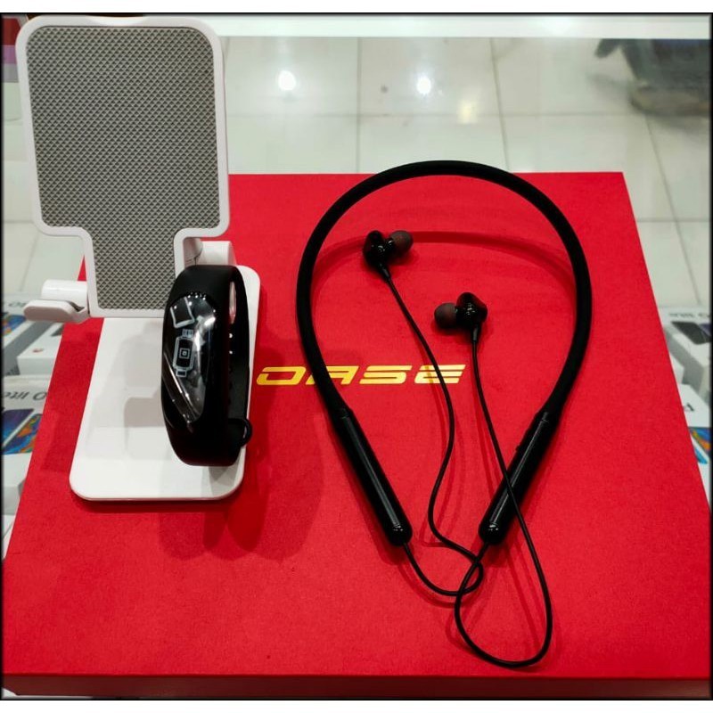 OASE Special Gift Box OPPO RENO 5 Headset + Smartband + Phonestand | Gift box Wireless Earphone,Smar