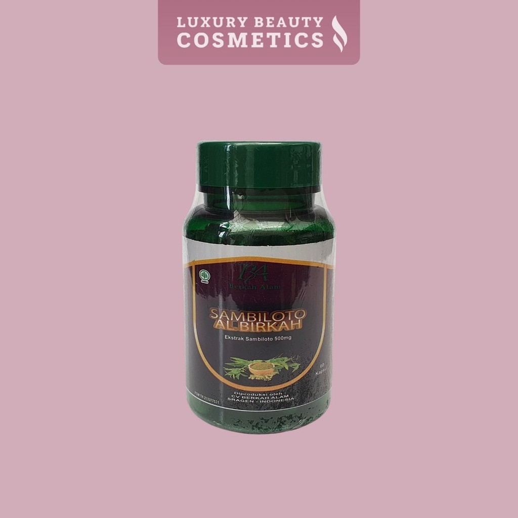Kapsul Sambiloto Al Birkah @ 60 Kapsul / Sambiloto Albirkah / extrak Sambiloto Kapsul / Kapsul Sambi