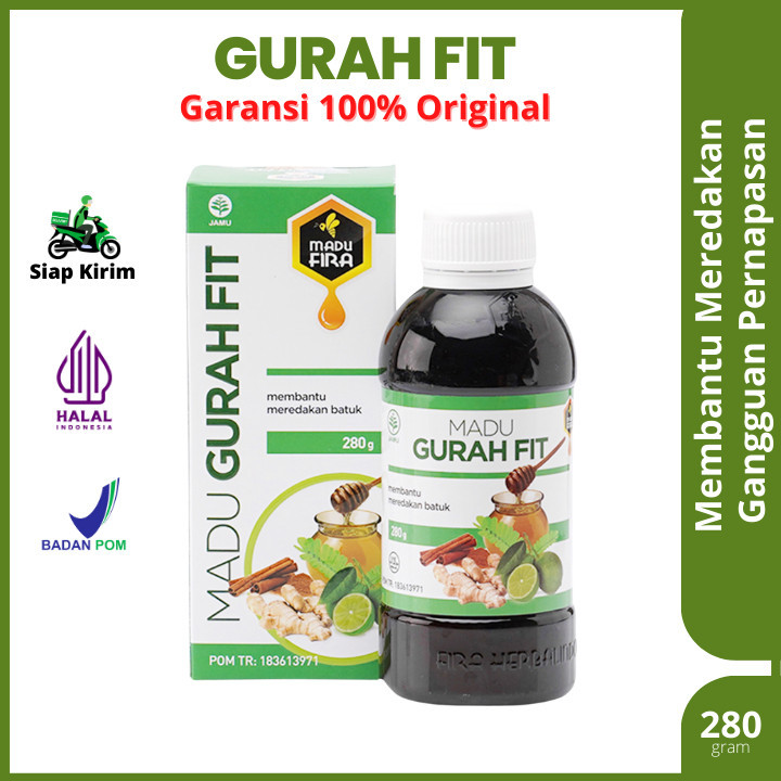 Madu Gurah Fit Asli Original Obat Batuk Untuk Dewasa dan Anak BPOM