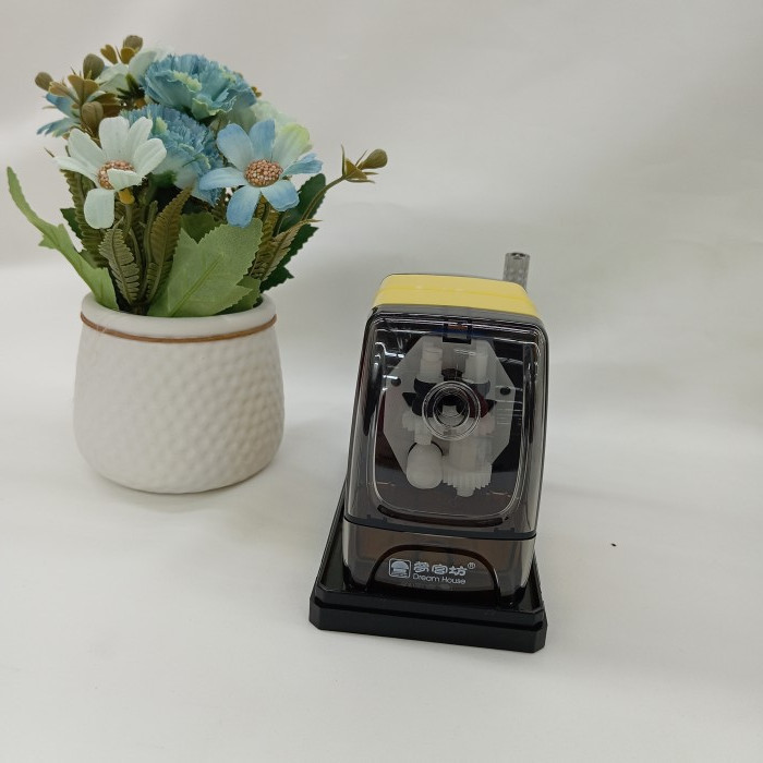 

Electric Sharpener Cute Serutan Pensil Meja Rautan Pencil Sharpener/Rautan Putar Pensil DH0023