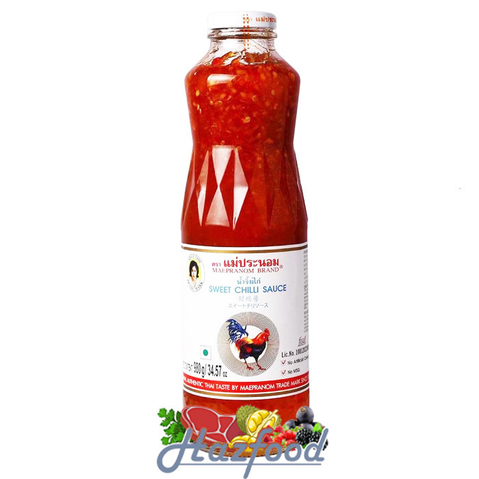 

Sweet Chili Sauce Maepranom Brand 980g | Sambal Bangkok | Thailand