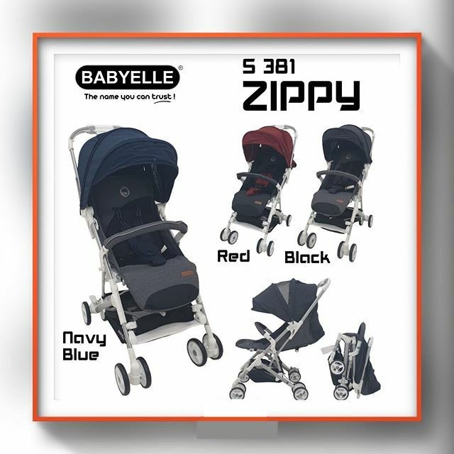 Stroller Bayi - Babyelle Stroller Zippy S-381 | Stroller Traveling Lipatan Kecil