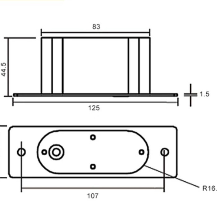 

Drop Bolt Mini Door Lock | Electric Dropbolt Mini 2 Kabel Tipe B