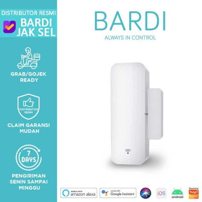 

Bardi Smart Home WIFI Window & Door Sensor - no hub required