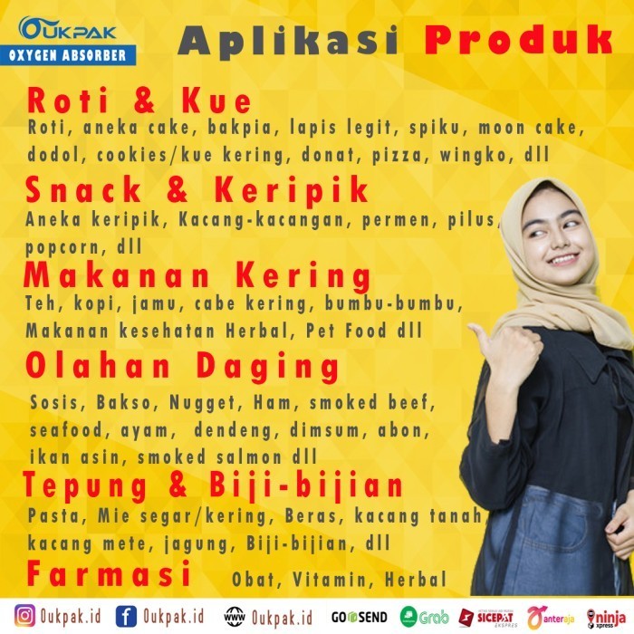

Oxygen Absorber - OUKPAK 15cc Pengawet Makanan Oksigen Food Grade
