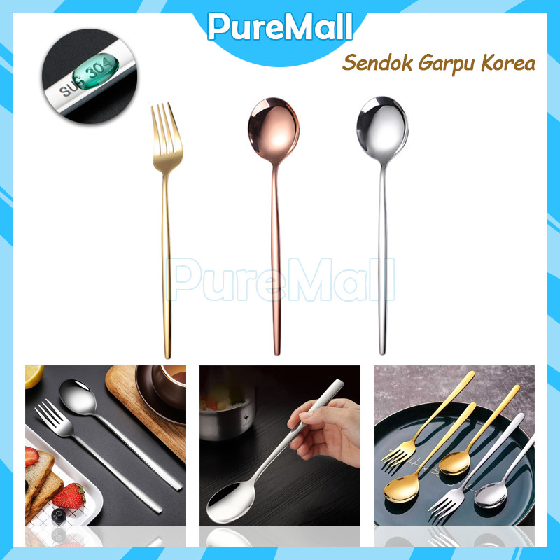 Sendok Garpu Korea / Sendok Korea Stainless / Sendok Garpu Korea Stainless