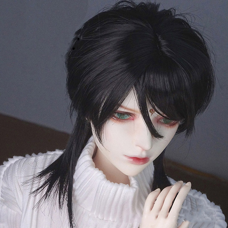 1/3 1/4 1/6 BJD Wig Cool Male Doll Short Hair Wig Man Doll Dress Up Accessories Toys for Children Gi
