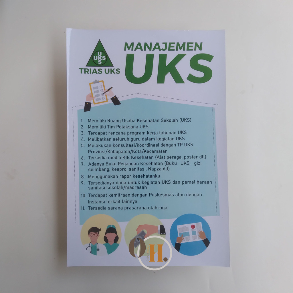 Poster Trias UKS - Poster Manajemen UKS - Poster Sekolah