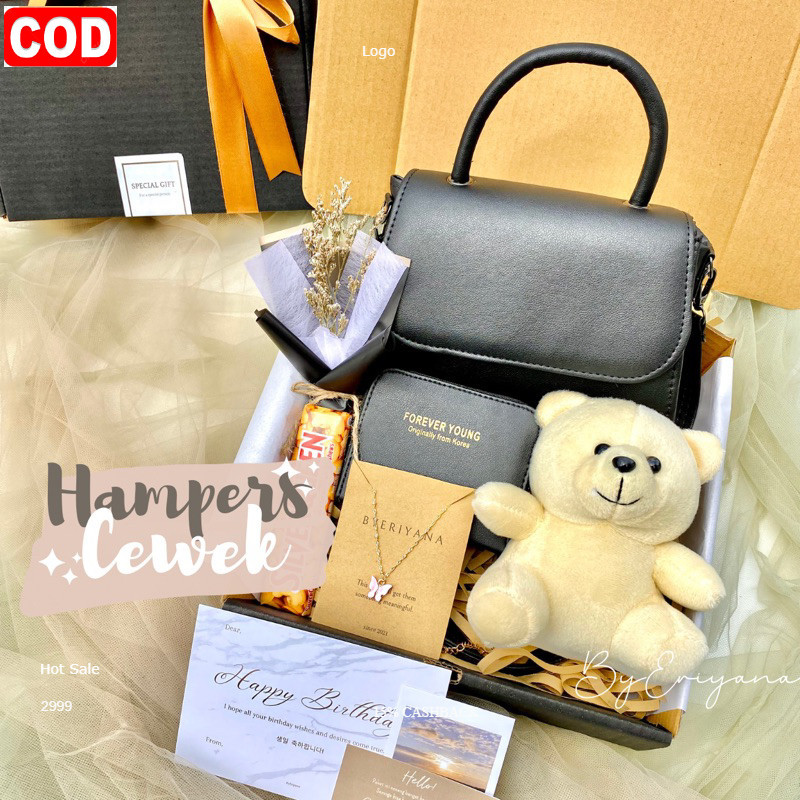 HAMPERS CEWEK KADO ULANG TAHUN WANITA HAMPERS HADIAH WISUDA GIFT BOX ULTAH PAKET KADO WISUDA GRADUAT