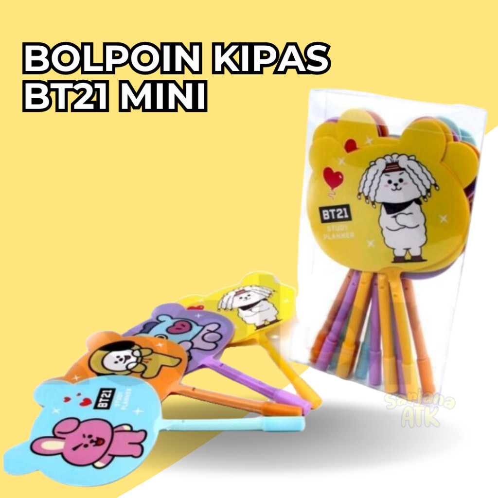 

Bulpen Ballpoint Kipas Murah Lucu Mini BTS