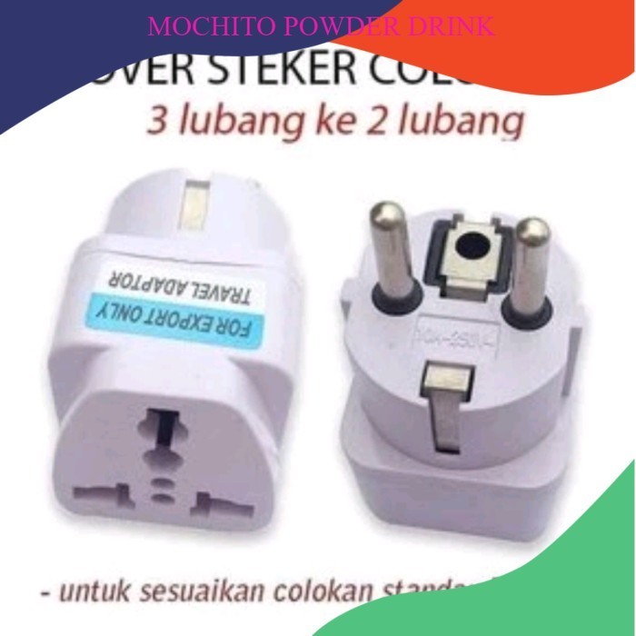 over steker listrik kaki 3 ke 2/colokan hp kaki 3/over steker notebook kaki 3