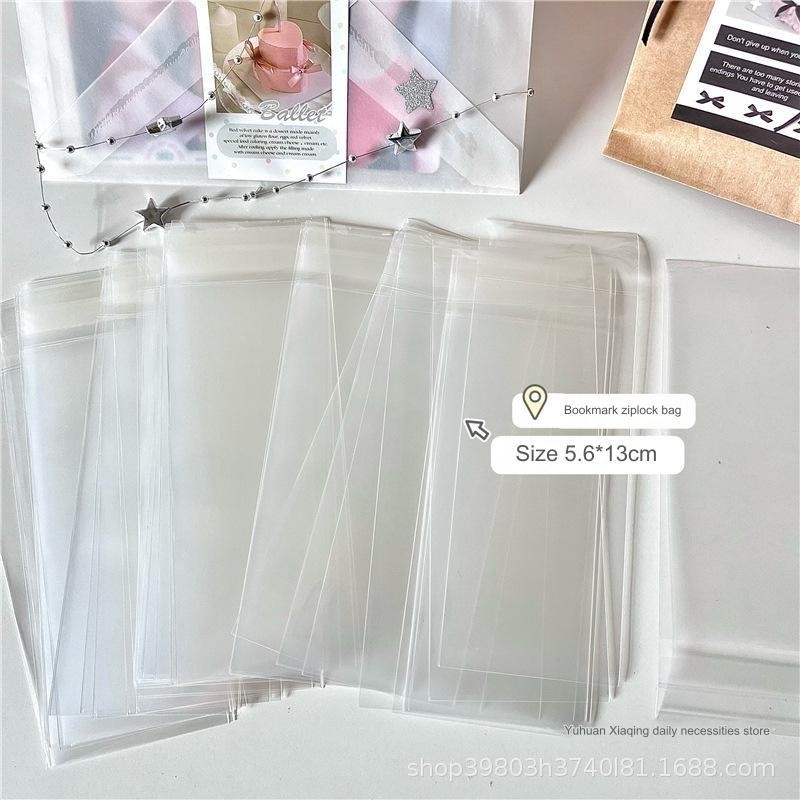 

[GAMGAM] 5.6 x 13cm OPP Plastic For Bookmarks | Pembatas Buku