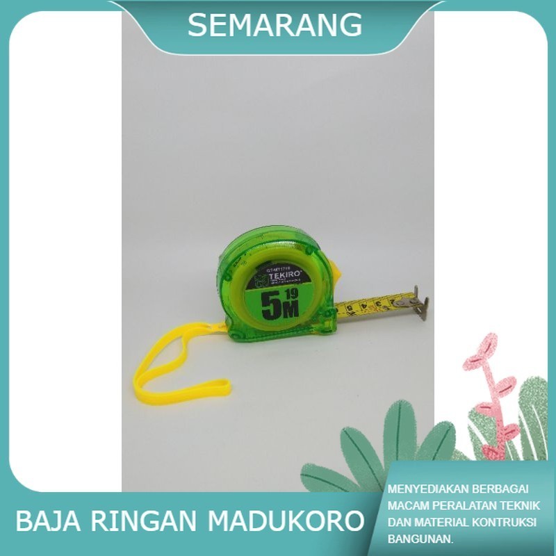 (BRSP) METERAN TEKIRO 5 M HIJAU / METERAN TEKIRO 5 M HIJAU METERAN TEKIRO