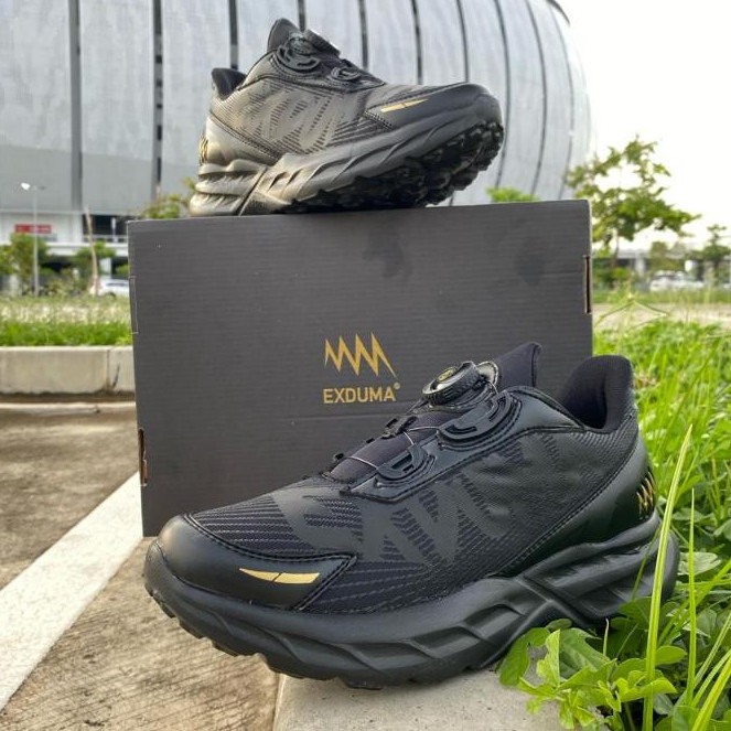 ((RAZMIL)) sepatu exduma  sparco tali biasa - super black COD