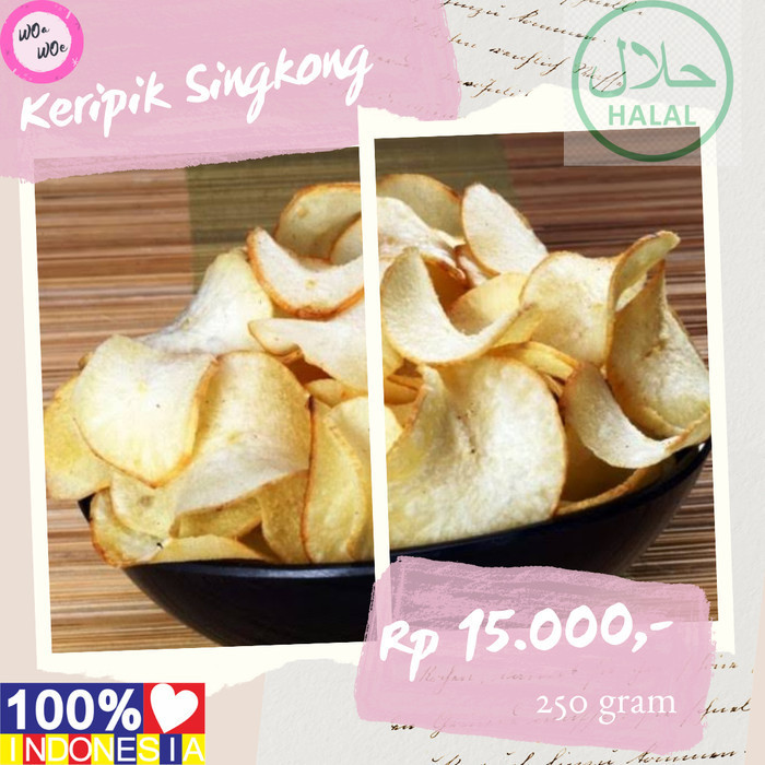 

Keripik Singkong Original Asin terlaris! Snack Woa Woe Murah Meriah