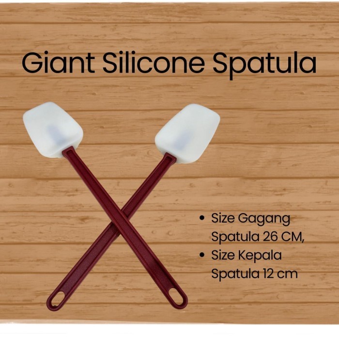 Giant Silicone Spatula - Sutel Silikon Berukuran Big Size Pengaduk Adonan