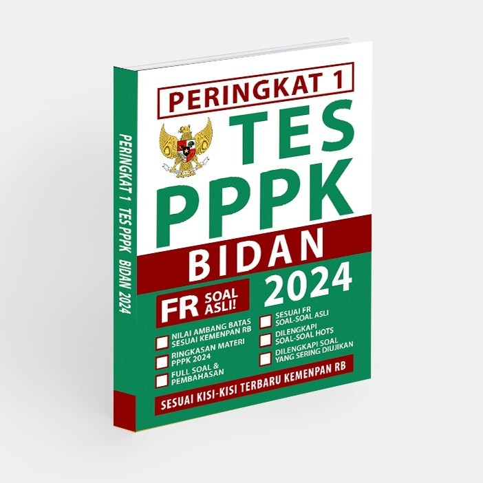 Buku PPPK BIDAN 2024 - Soal PPPK BIDAN 2024 - Buku Original Soal dan Pembahasan - Media Eduka