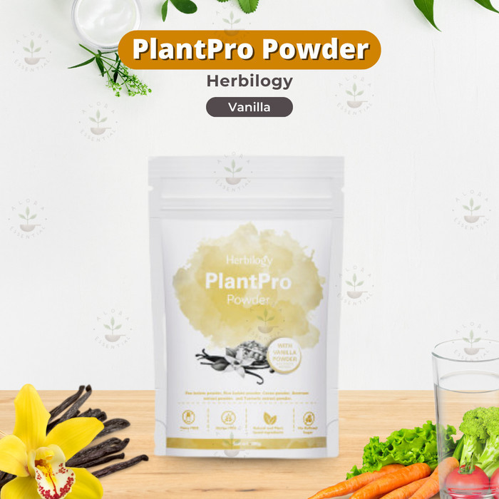 

[New Arrival]Promo Herbilogy PlantPro Powder Vanilla (Plant Protein) 280 g