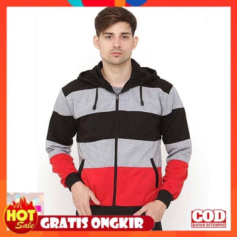 [PREMIUM ORIGINAL] Java Seven JAKET WARNA WARNI PRIA / Jaket Belang Hoodie ISL 024 Original