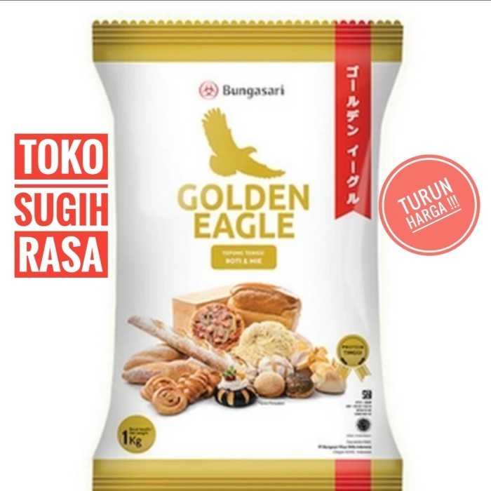 

BEST[SALE] Tepung Golden Eagle dus (10 x 1kg)