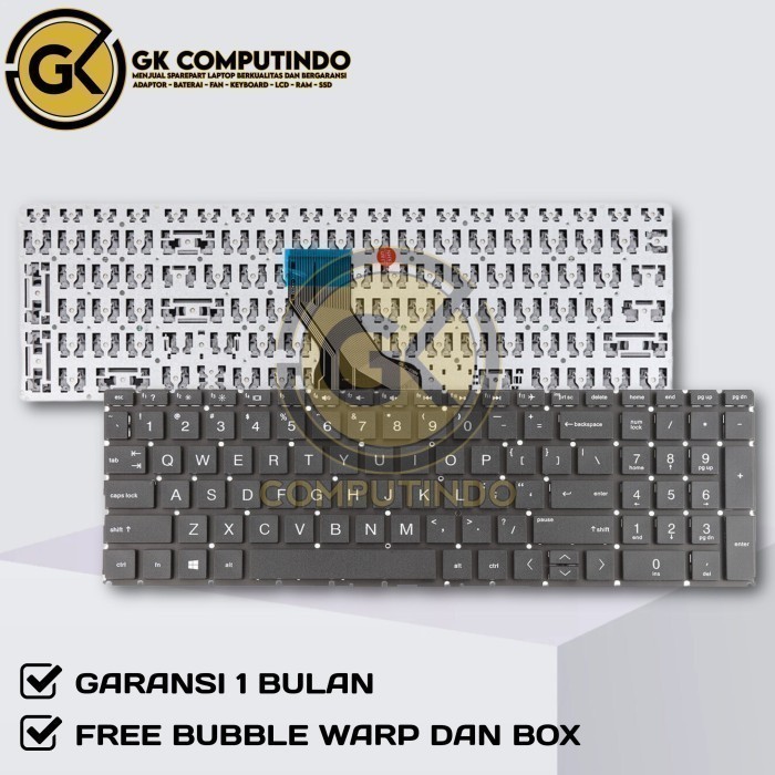 Keyboard HP 250 G7 255 G7 256 G7 250 G8 255 G8 250 G9 255 G9 256 G9