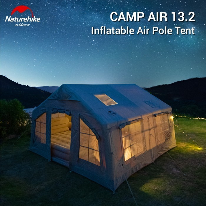 TENDA NATUREHIKE INFLATABLE CAMP AIR 13.2 NH22ZP014 GLAMPING CAMPING