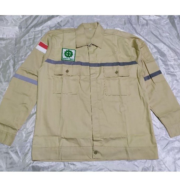 KEMEJA SAFETY PANJANG WERPACK SAFETY PROYEK/WEARPACK KERJA/KAMEJA KERJA MURAH