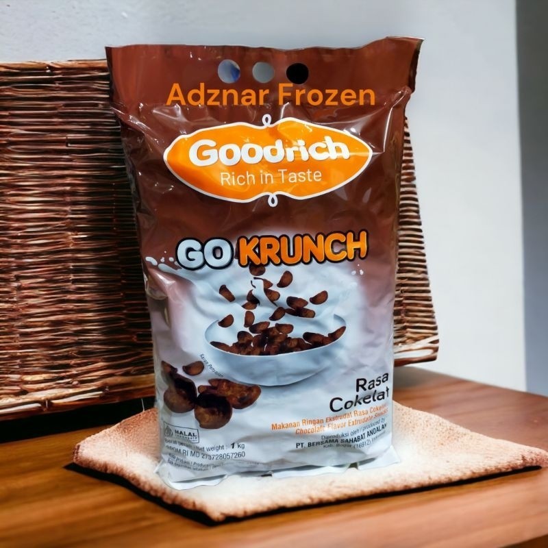 

Go Krunch Rasa coklat 1kg / Coco crunch goodrich Coklat