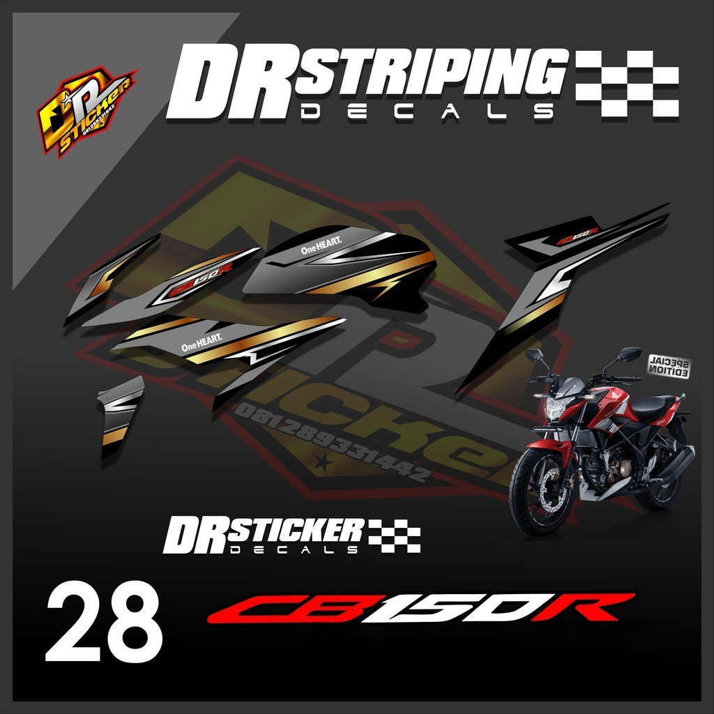 Striping Variasi Motor CB 150 R New / Striping CB 150R New Racing
