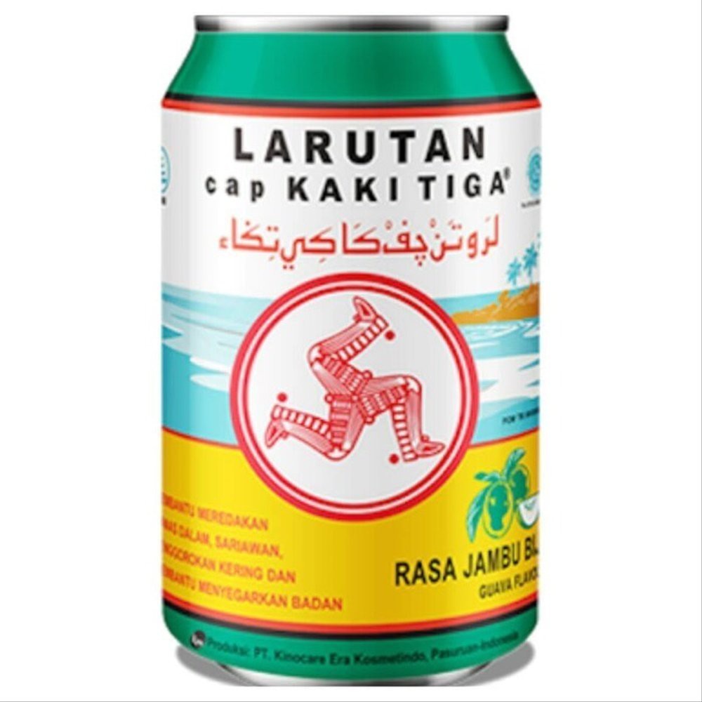 

Larutan Cap Kaki Tiga 320 ml Kaleng Rasa Jambu - ALF06