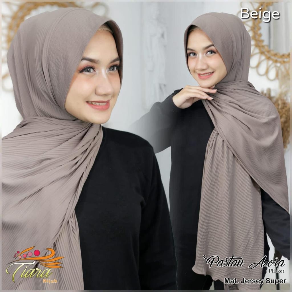 Terlaris ~Jilbab Instan Pashmina Pastan Plisket Azora Ori Tyara Hijab Hijab Premium Hijab Cantik  Hi