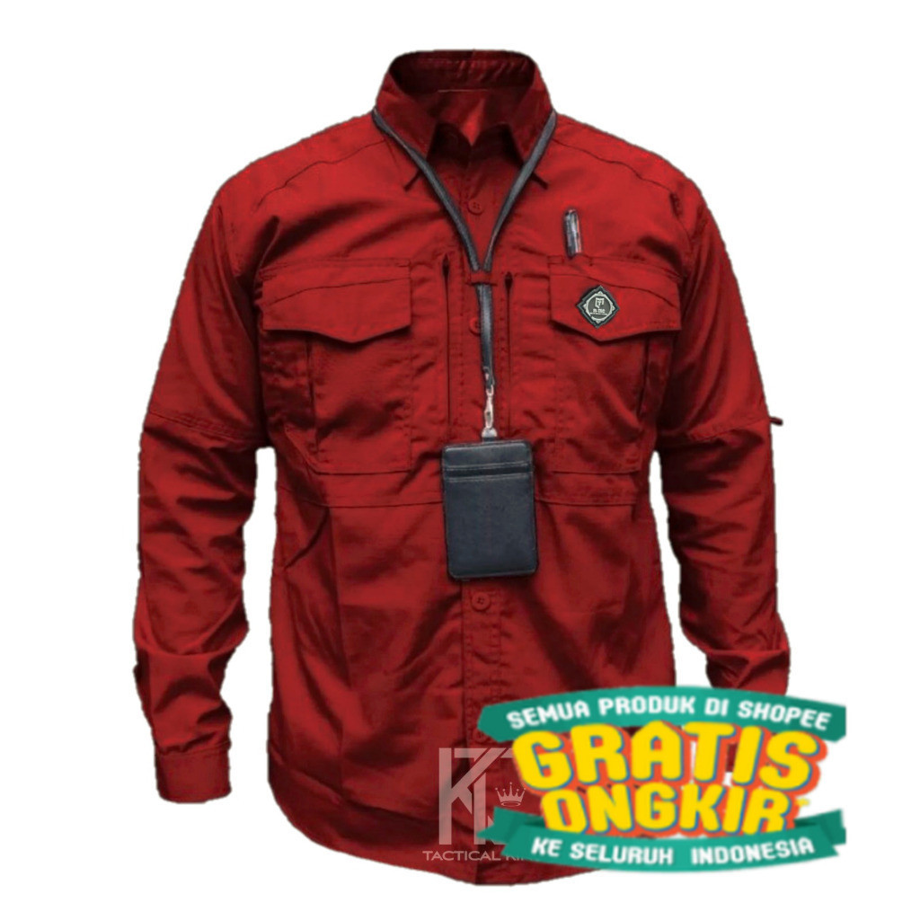 KEMEJA TACTICAL EXCELLENT/KEMEJA TACTICAL OUTDOOR/KEMEJA LAPANGAN/PAKAIAN KERJA/ jumbo big size besa