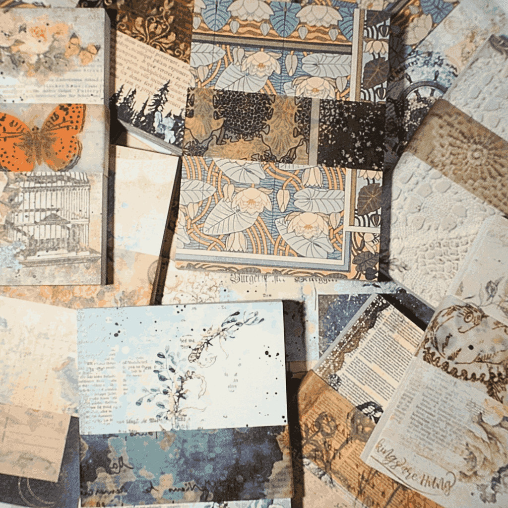 

Material Deco Paper 100 Lembar Rumored Flower Letter Series DIY Scrapbook Journal