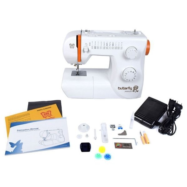 Mesin Jahit BUTTERFLY Portable Multifungsi Mesin Jahit Portabel