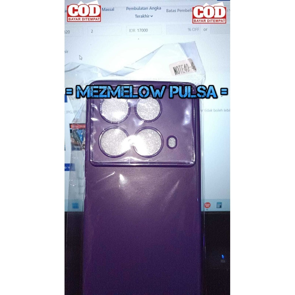 TPU New large Window Color Fine Hole Casing Caseng Softcase INFINIX NOTE 40 4G