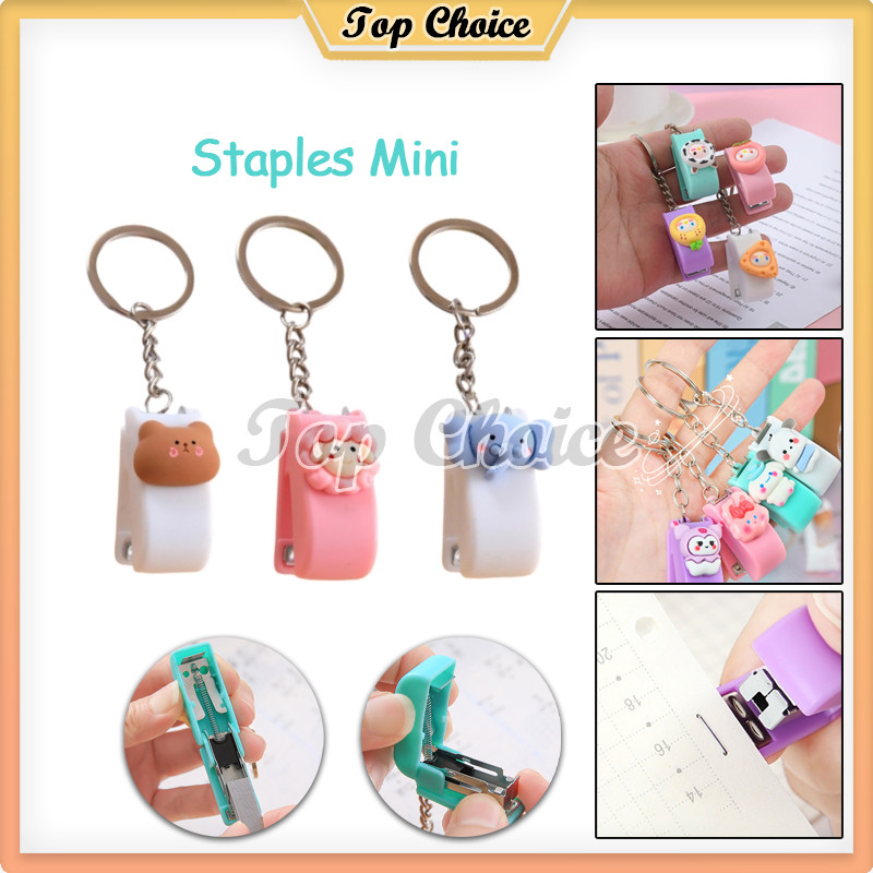 

Staples Mini / Gantungan Kunci Steples MINI /Steples KARAKTER LUCU