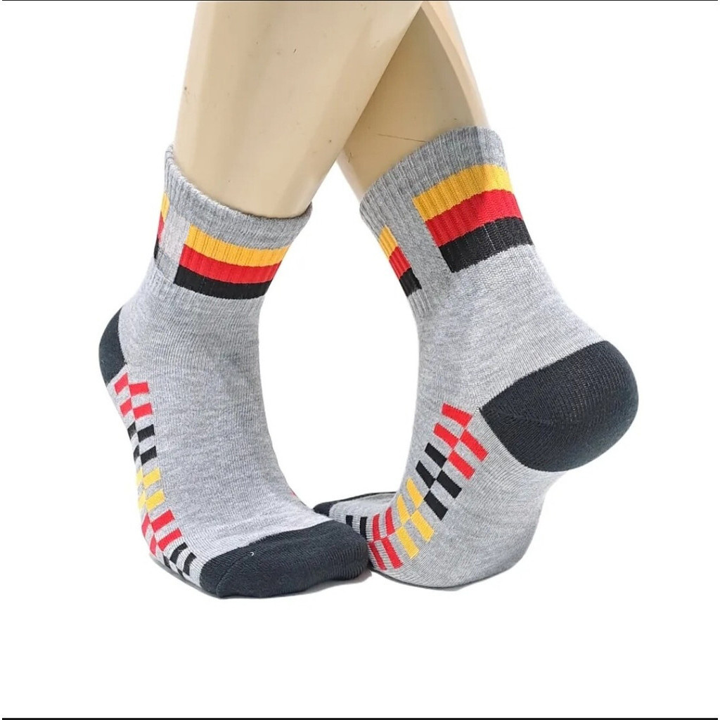 KAOS KAKI SPORT PENDEK Tebal Abu abu