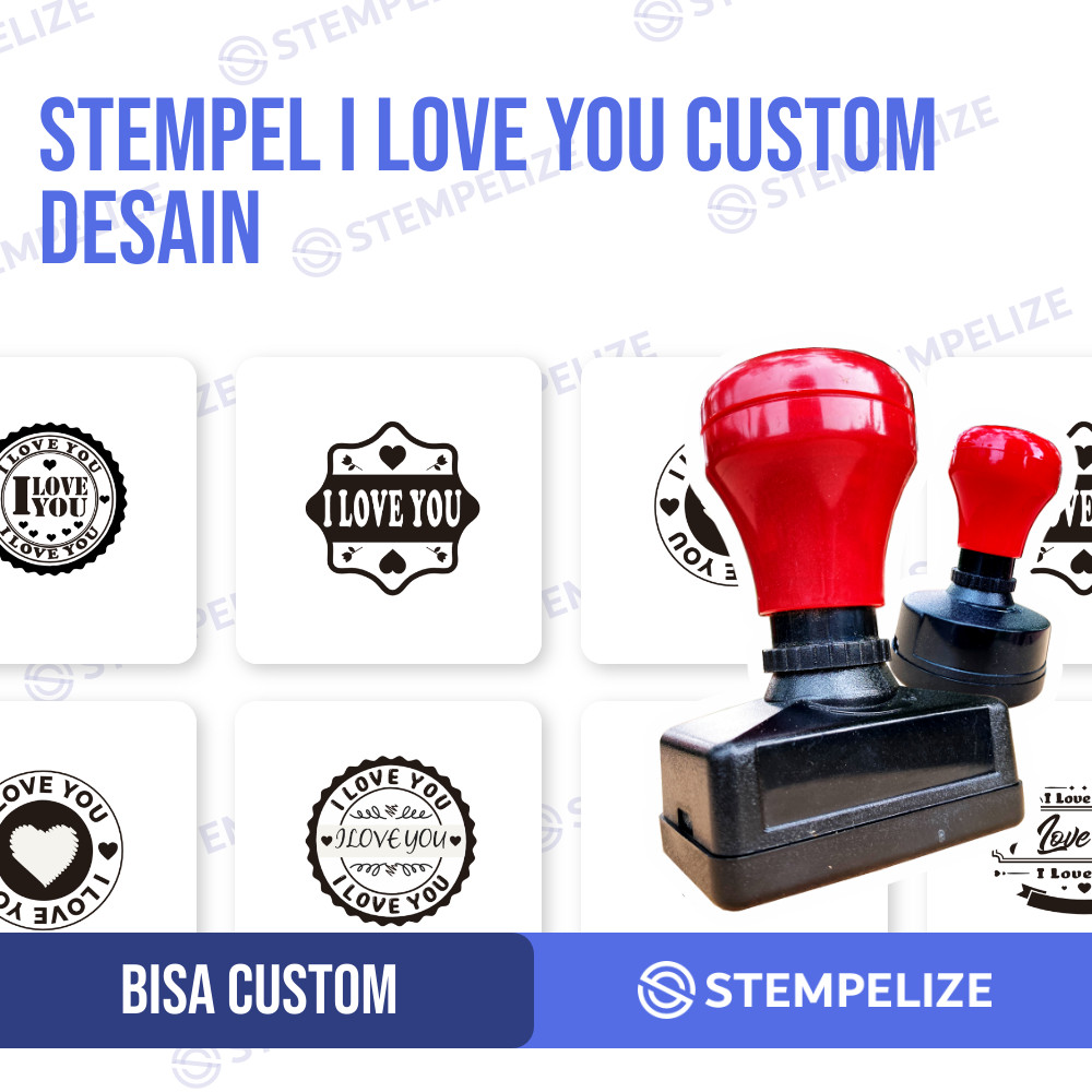 

Stempel I Love You Custom Desain