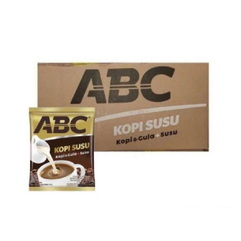 

Kopi ABC Susu Sachet 12 x 10 sct 30gr - 1 Dus (120 sachet) / ARENA PRABOT