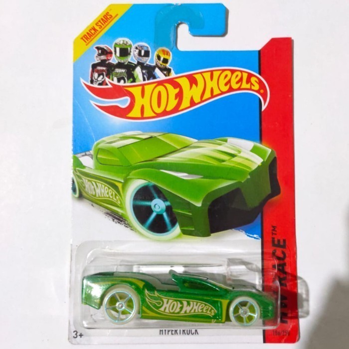 Hotwheels Hypertruck hijau Glow in The Dark 2014 HW Race