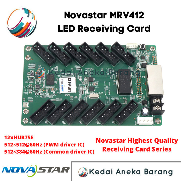 GJ99 Novastar MRV412 LED Receiving Card RC Videotron HUB75 MRV336 MRV330