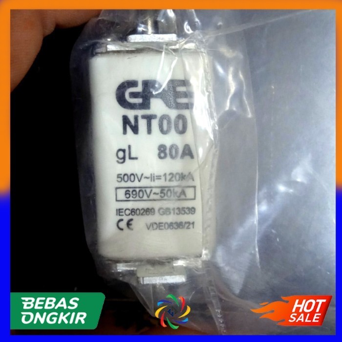 NH00 NT00 NH FUSE GAE 80A 80 AMPERE ORIGINAL