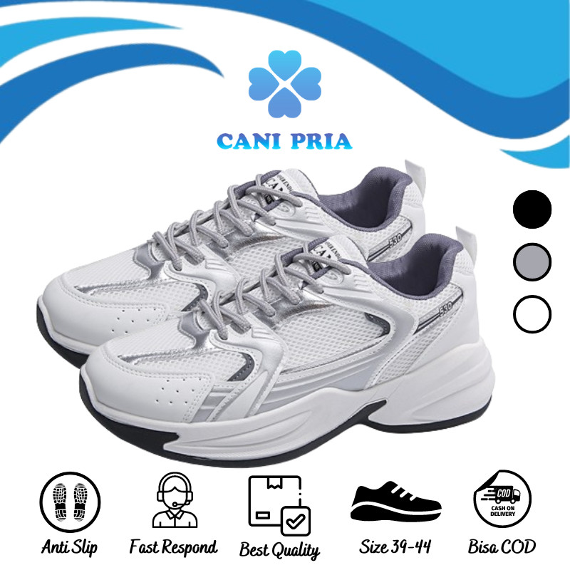 TERLARIS SepatuPriaCani Free Box Taesung Sepatu Sneakers Pria Fashion Casual Shoes 8137